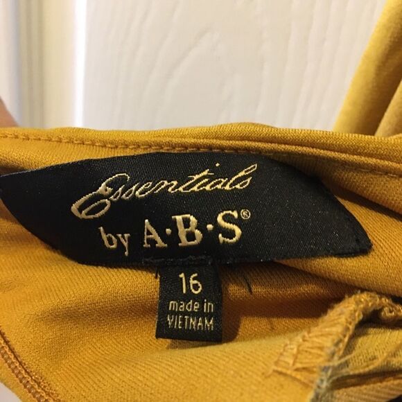 Essentials by A.B.S maxi dress shades of brown 16 - Picture 6 of 7